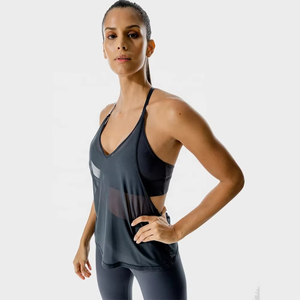 OEM logotipo personalizado secado rápido Fitness entrenamiento deportes correr camisetas sin mangas mujeres camisetas sin mangas verano niñas gimnasio camiseta sin mangas - Product Image 1