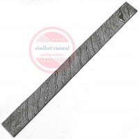 Barre de billette en acier damas faite à la main Couteau personnalisé faisant des barres de billette