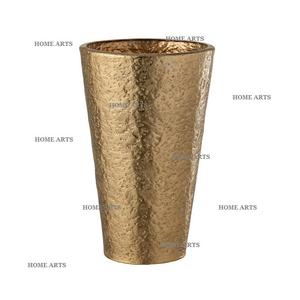 Tendance Design Or Couleur Laiton Vase Plus Haute Qualité Forme Personnalisée Table Top Fleur Vase Pour La Vente Chaude - Product Image 3
