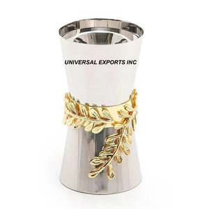Soporte de incienso decorativo de fragancia para el hogar Bakhoor martillado Chapado en plata brillante última colección Mubkhar de metal elegante - Product Image 4