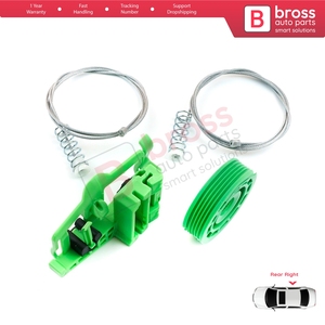 BWR979 Nuevo Kit de Reparación de Elevalunas Trasero Derecho 1 E87 2003-2012 Hatchback de 5 Puertas 51357138468 Bross Auto Parts Hecho en Turquía - Product Image 4