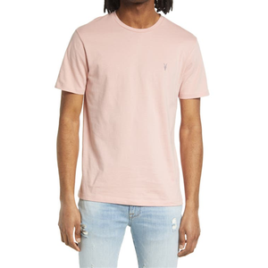 T-Shirt Girocollo Allsaints Bitter Pink Tonic in Jersey di Cotone Premium Taglia XX-Large con Design Stampato - Product Image 1