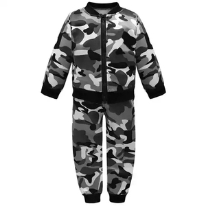 Pantalon de survêtement deux pièces de super qualité pour tout-petits garçons ensemble de jogging pull en coton solide survêtement pour l'hiver vêtements pour enfants - Product Image 2