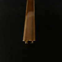 Diffuseur de lumière LED en polycarbonate extrudé Bming, profilé PC givré/opale, couvercle en plastique pour éclairage linéaire moderne intérieur