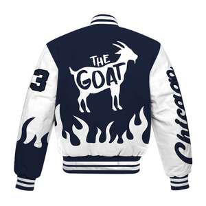 Veste de baseball universitaire de qualité supérieure pour hommes avec mélange de cuir de laine Style universitaire classique adapté à l'hiver à la mode et au sport - Product Image 3