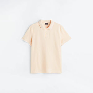 Polo de manga corta con logotipo personalizado para hombre recién llegado al por mayor de algodón con estampado sólido de primera calidad - Product Image 4