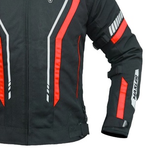 High Quality Men's Motorbike Racing <b>Biker</b> <b>Jacket</b> Waterproof Cordura Textile with Removable Polyester Printed Sportswear OEM - Product Image 5