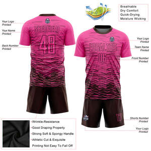Uniforme de equipo de fútbol al por mayor, camiseta de fútbol personalizada, ropa deportiva de alto rendimiento, kits de proveedor de formación escolar para club listo para el juego - Product Image 2