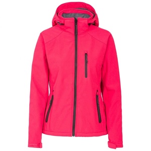 Vestes softshell pour femmes de bonne qualité pour l'hiver Logo imprimé personnalisé Fermeture éclair respirante isolée Imperméable coupe-vent - Product Image 1