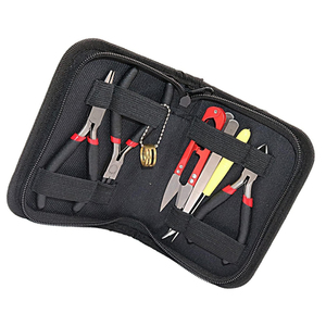 Professionnel en acier au carbone en acier inoxydable poignée noire anti-dérapant bijoux pince Kit multi-types épissage outils de fixation pour le bricolage - Product Image 2