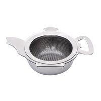 Infuseur à thé traditionnel en maille d'acier inoxydable personnalisable pour thé en vrac, infuseur à fleurs, épices et assaisonnements