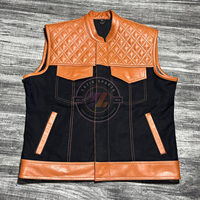 Nouveauté Gilet de motard de haute qualité Gilet en cuir personnalisé tendance et élégant pour hommes et femmes