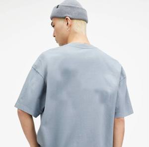 Tissu fin en gros personnalisé 100% coton T-Shirt respirant à motifs ajusté Jersey décontracté O-cou Design - Product Image 6