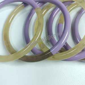 Accesorios de perlas de diamantes, conjunto de brazaletes, resina multicolor, diseño Simple, estilo de moda de la India para aniversario - Product Image 6