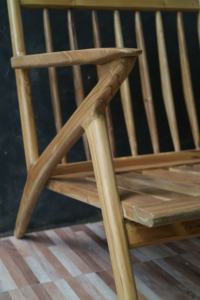 Cadre de chaise longue en bois massif - Product Image 3