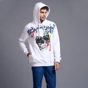 Sweat-shirts à capuche à manches longues pour hommes Leocor Sports, best-sellers, logo personnalisé, 330g, polaire imperméable, impression numérique - Product Image 2