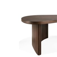 Table basse Boomerang en teck massif de haute qualité, mobilier moderne pour salon, rangement, couleur personnalisée, utilisation en intérieur