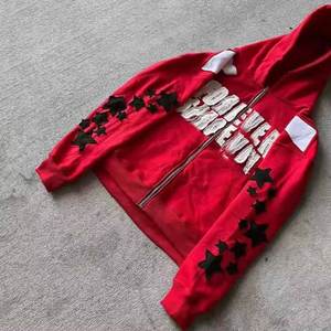 Recién llegado, diseño único, sudaderas con capucha bordadas desgastadas, tamaño adulto, peso ligero y cómodo, sudaderas con capucha bordadas desgastadas - Product Image 2