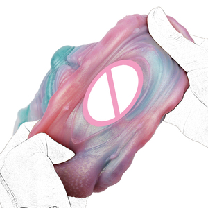 GEEBA NEW Single <strong>Hole</strong> Silicone Colorful Sea Slug Male Masturbator Sex Toys for Adult Fantasy Pocket Pussy Stroker Men's <strong>Penis</strong> - Product Image 3
