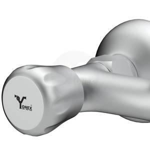 Robinet de cuisine avec deux boutons rotatifs, contrôle équilibré de l'eau chaude et froide et forme élégante pour les zones de lavage - Product Image 4