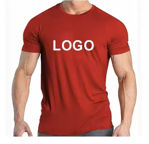Slim Fit Style col rond hommes léger coton grande taille haute qualité à manches courtes Musculation T-Shirt blanc pour hommes - Product Image 1