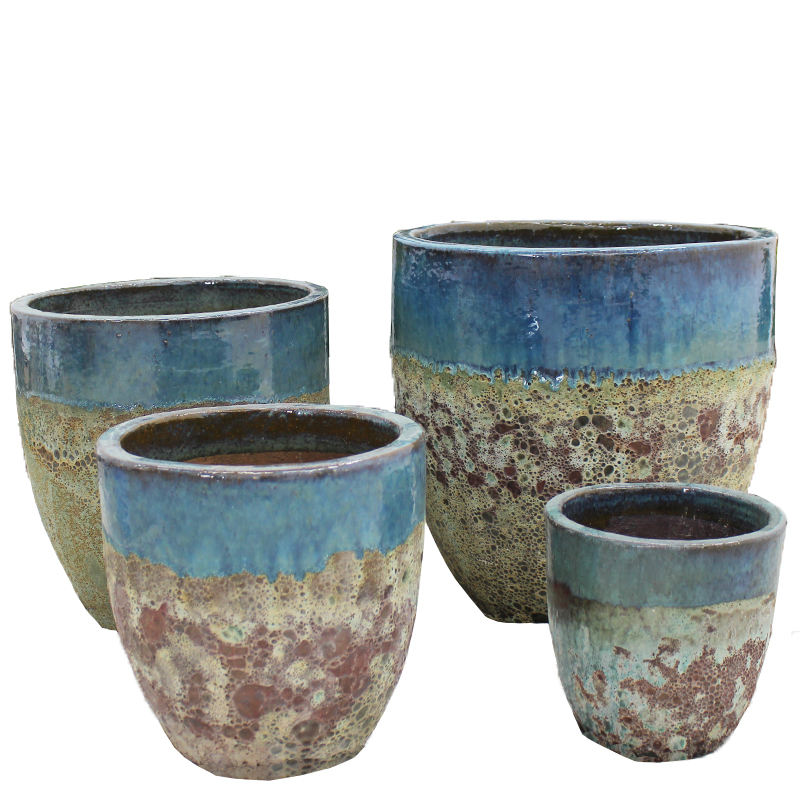 Azul y rojizo Seafoam