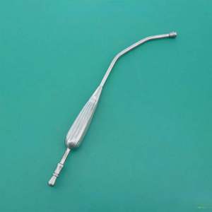 Yankauer เครื่องดูดผ่าตัด12 ", อุปกรณ์ดูดผ่าตัดทำจากสเตนเลสสตีลจากเยอรมันไม่มีแม่เหล็ก - Product Image 3