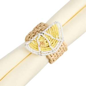 Vente en gros de ronds de serviette en osier ronds de serviette en paille pour décoration de table Noël mariage du Vietnam - Product Image 6