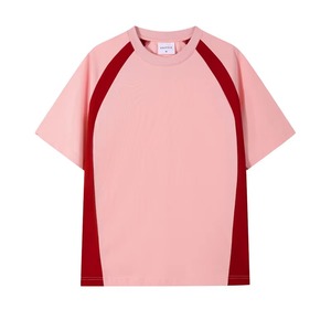 OEM knitted Women's 100% Organic Cotton T-<b>Shirts</b> Hip hop streetwear style Breathable Heavyweight Oversized Drop Shoulder - Product Image 3