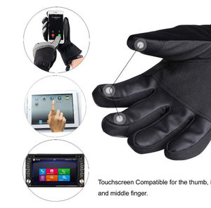 Guantes de Esquí de Invierno de Alta Calidad, Nuevo Estilo, Impermeables, Dedos Completos, Ligeros, Color Sólido, para Hombre, Venta al por Mayor - Product Image 3