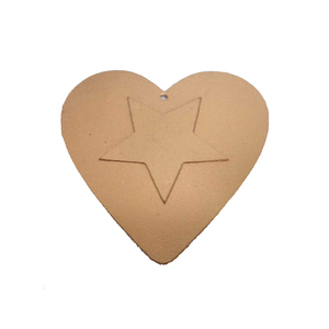 Corazón Colgante de Metal de Hierro PARA EL Hogar, Decoración de Pared, Color Dorado, Hecho a Mano, Novedad - Product Image 2