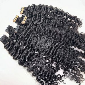 Ruban en cheveux humains vietnamiens bouclés birmans de couleur naturelle - Product Image 4