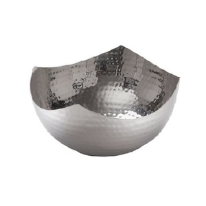 Cuenco para servir de acero inoxidable pulido, perfecto para una presentación de comida elegante en restaurantes domésticos y reuniones al aire libre - Product Image 2