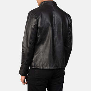 Veste en cuir pour homme, nouvelle mode, veste en cuir pour homme, veste en cuir coupe-vent à prix avantageux, veste pour homme 2025 - Product Image 5