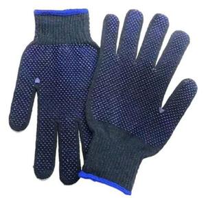 Guantes de punto punteados de PVC de 8oz de alta calidad, tamaño XL, forrado de algodón, protección personalizada, función anticorte, precio más bajo - Product Image 4