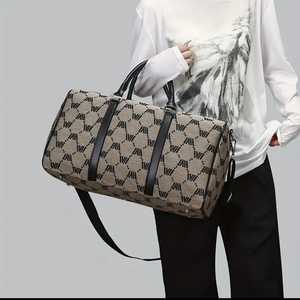 Bolsa de Viaje Vintage, 1 Pieza, de Poliéster, con Cierre de Cremallera, Unisex, para Uso en Exteriores, Gran Capacidad, Lavable a Mano - Product Image 6