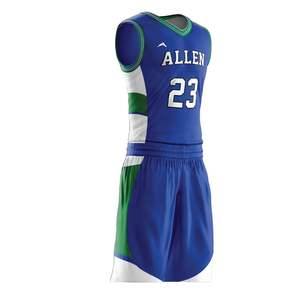ชุดสูทบาสเก็ตบอลชุดเสื้อบาสเก็ตบอลและกางเกงขาสั้นสำหรับฝึกซ้อมกีฬาสำหรับนักเรียนชาย - Product Image 2