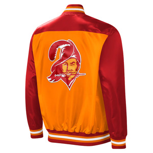 Veste d'hiver vintage personnalisée pour hommes Bomber de cavalier de baseball de démarreur veste en satin de l'équipe sportive universitaire - Product Image 3