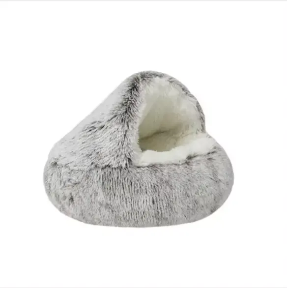 Hot On Sale Pet Sleeping Nest Winter Pet Warm Bed Non Slip Soft Cat Beds for Indoor Cats at Wholesale Prices