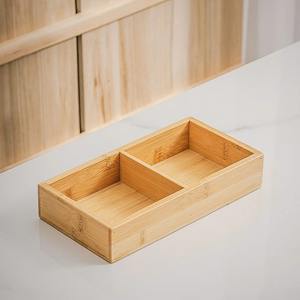 Bandeja divisoria de bambú para servir aperitivos y frutos secos bandejas divisorias de madera de alta calidad al mejor precio - Product Image 2