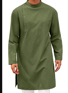 Factory Direct Supplier <b>Men's</b> Customized Salwar <b>Kameez</b> Wholesale Best Selling Muslim Clothing High Quality Quick Dry Wrinkle - Product Image 6