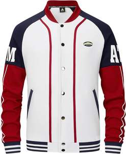 Fábrica de chaquetas universitarias de alta gama | Logotipo, bordado y etiqueta OEM | Bomber de mezcla de lana/PU | Ideal para escuelas y promociones - Product Image 6