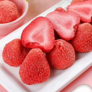 MEILLEURE VENTE Fraises Lyophilisées 2025 Fraises Bouchées Saveur Douce Parfait pour les Desserts de Céréales Bol Smoothie - Product Image 5