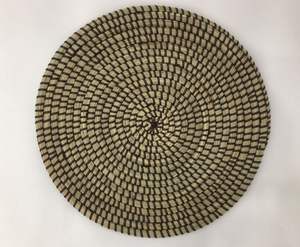 Wholesale Best Selling Handmade Rattan Blue <b>Round</b> Placemat Natural Woven <b>Table</b> <b>Mat</b> For Dining <b>Table</b> Kitchen And Restaurant Decor - Product Image 6