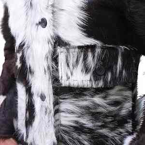 Mode hommes vestes en cuir couleur unie fermeture éclair Faux cuir décontracté PU veste pour hommes vache cheveux veste sur mesure - Product Image 2