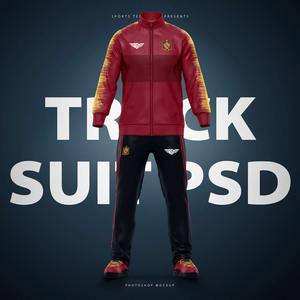 Tenue de gym personnalisée en molleton de coton avec fermeture à glissière Tenue de jogging fitness Slimfit avec imprimés Survêtement d'échauffement d'hiver en taille XS - Product Image 1