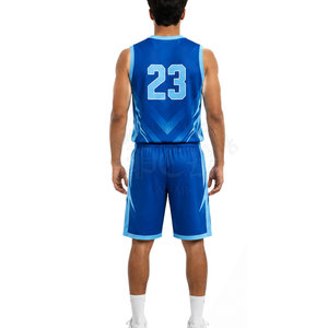 Uniforme de basket-ball moderne en polyester pour hommes, respirant, léger, séchage rapide, vêtements de sport performants, compétitions, personnalisable - Product Image 5