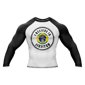 Protège-éruption à manches longues imprimé par sublimation personnalisée en gros Chemise de compression personnalisée Concevez votre propre protège-éruption MMA personnalisé - Product Image 1