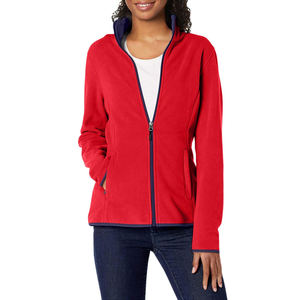 Veste polaire athlétique pour femmes de qualité supérieure coupe ajustée fermeture éclair complète meilleure vente veste de rue chaude pour femmes - Product Image 4