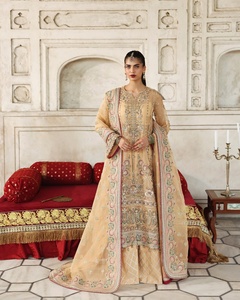 Vestido Formal de Trabajo para Mujer, Moderno, Excelente Calidad, Último Modelo 2025-2026, Salwar Kameez de Algodón para Fiesta 01249 - Product Image 4